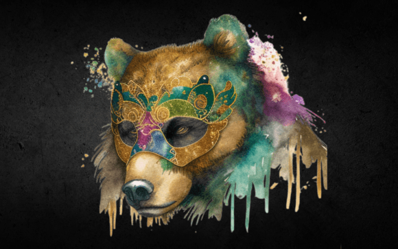 Mardi Gras Animal Cliparts Bundle