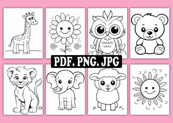 290 Bold and Easy Coloring Pages for kids