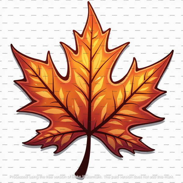 10 Autumn Leaves Clipart, Jeweled Fall Watercolor Leaves, Printable Clipart png, Digital Download for Crafts, Scrapbooking, Junk Journals