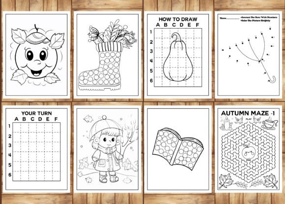 Autumn Activity Book for Kids