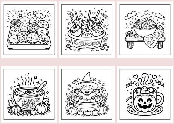 Bold & Easy Cozy Halloween Coloring Page