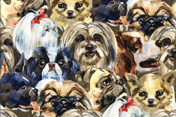 Decorative Dogs Cliparts