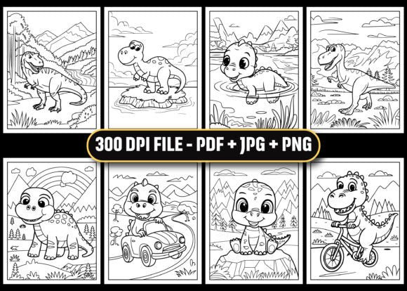 Dinosaur Coloring Pages for Kids