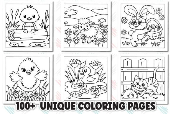Farm Animals Coloring Book for Toddlers