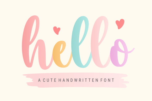 Hello font
