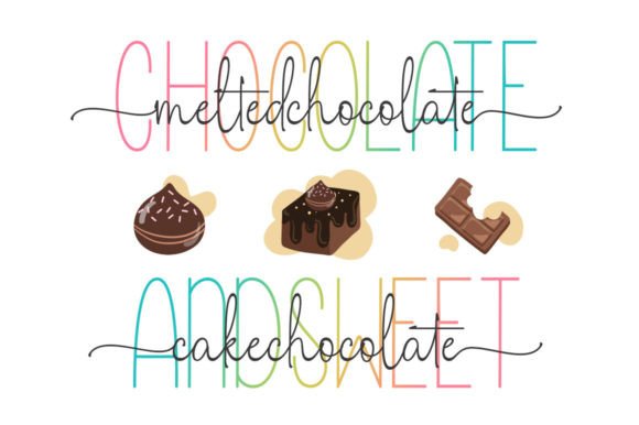 Hello Rainbow Duo Font