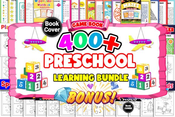 Preschool Learning Activity kids Book Bundle
