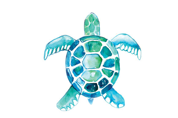 Watercolor Turtle