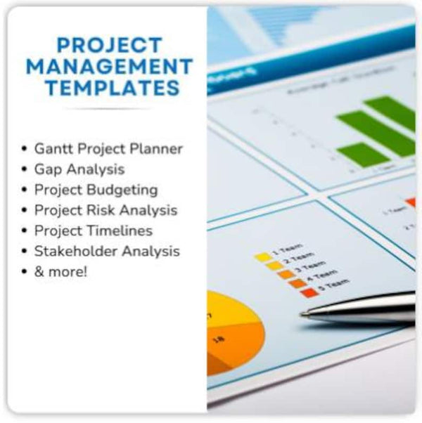 1000 Excel Templates Bundle | Accounting, Business and Project Management Excel Templates | Easy to Use and Editable