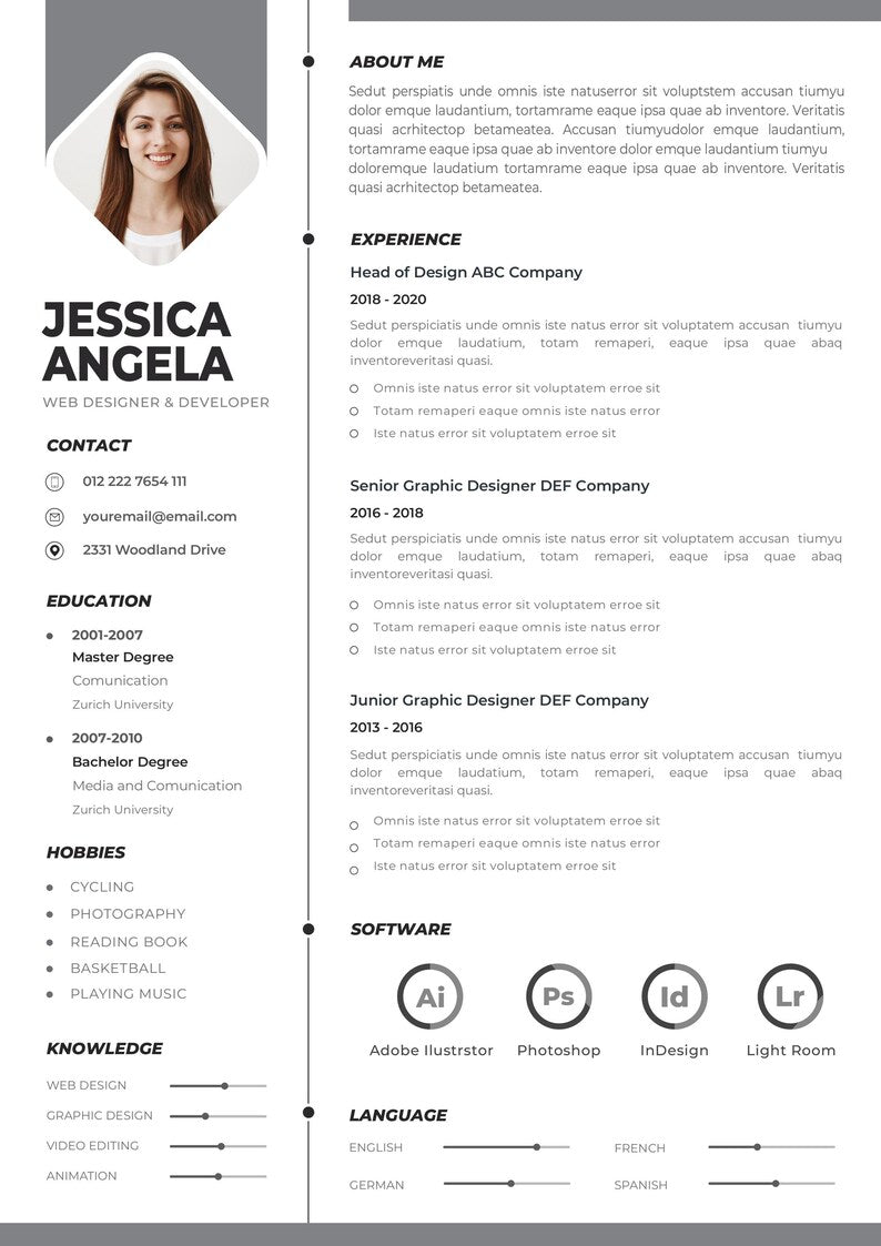 50 ats friendly resume template word bundle | resume template word | resume template with photo word | ats friendly | cv template word