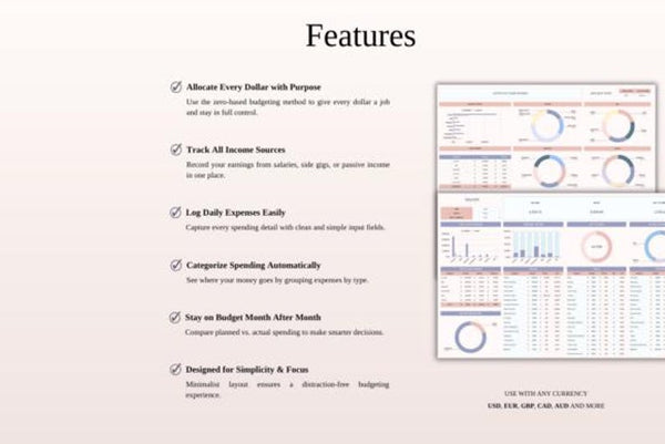 side hustle planner | side hustle tracker | income and expense tracker | crypto portfolio tracker | bookkeeping excel templates