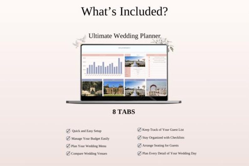 excel travel planner, excel wedding planner, excel christmas planner, excel template planner, excel planner bundle, excel planner tracker