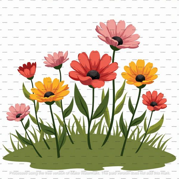 14 Wildflower Clipart PNGs, Watercolor Flowerbed Digital Download, Printable Wild Flowers, Transparent PNG for Paper Crafts & Journals