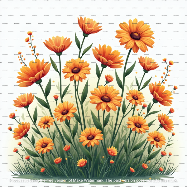 14 Wildflower Clipart PNGs, Watercolor Flowerbed Digital Download, Printable Wild Flowers, Transparent PNG for Paper Crafts & Journals