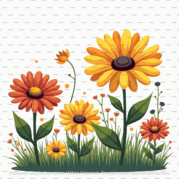 14 Wildflower Clipart PNGs, Watercolor Flowerbed Digital Download, Printable Wild Flowers, Transparent PNG for Paper Crafts & Journals